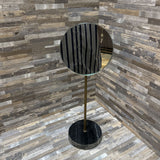 Bloomhome Fleur Iron Marble Mirror ACCESSORIES Black 6d16h