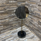 Bloomhome Fleur Iron Marble Mirror ACCESSORIES Black 6d16h