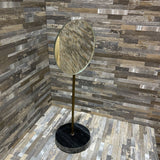 Bloomhome Fleur Iron Marble Mirror ACCESSORIES Black 6d16h