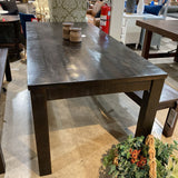 Villa2 Havana Dark Wood Square Leg DINING TABLE 76w36d30.5h