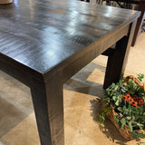 Villa2 Havana Dark Wood Square Leg DINING TABLE 76w36d30.5h