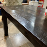 Villa2 Havana Dark Wood Square Leg DINING TABLE 76w36d30.5h