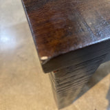 Villa2 Havana Dark Wood Square Leg DINING TABLE 76w36d30.5h