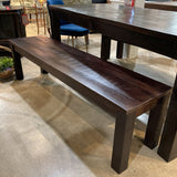 Villa2 Havana Dark Wood Dining BENCH 67w16d18h