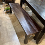 Villa2 Havana Dark Wood Dining BENCH 67w16d18h