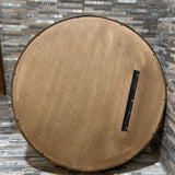 Bloomhome Luca Wooden Round Mirror Weathered MIRRORS 30d