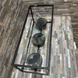 Villa2 Bengal Hurricane Triple Candle ACCESSORIES Black 20w8d8h