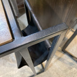 Bloomhome Eva Leather Magazine Table END/SIDE TABLE 18w12d26h