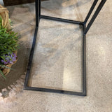 Bloomhome Eva Leather Magazine Table END/SIDE TABLE 18w12d26h