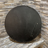 Bloomhome Luca Wooden Round Mirror MIRRORS Black 21.5d