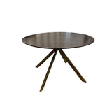 Bloomhome Carter Wooden Iron Round DINING TABLE 48d30h