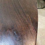 Bloomhome Carter Wooden Iron Round DINING TABLE 48d30h