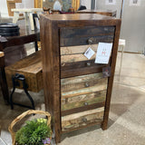 Villa2 Wooden Chest Of 5-Drawers DRESSERS/CHESTS 19.5w15.5d40h