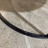 2pc Set Round Wood & Iron Nesting COFFEE/COCKTAIL TABLE 30Wx18H largest