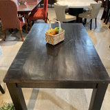 Dark Wood Square Leg DINING TABLE 60Wx36Dx30.5H