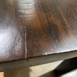 Dark Wood Square Leg DINING TABLE 60Wx36Dx30.5H
