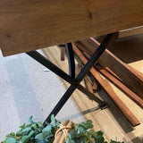 Villa2 Dakota Wood & Metal Desk DESKS 54w22d30h