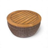Lloyd Flanders Tobago Round COFFEE/COCKTAIL TABLE 36d16h