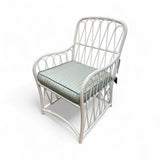 Woodard Cane Arm Chair OUTDOOR 21w25d26h