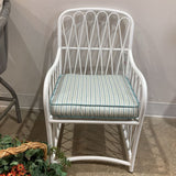 Woodard Cane Arm Chair OUTDOOR 21w25d26h