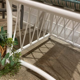 Woodard Cane Arm Chair OUTDOOR 21w25d26h