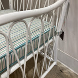 Woodard Cane Arm Chair OUTDOOR 21w25d26h