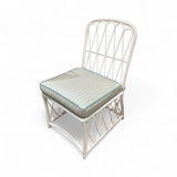 Woodard Cane Armless Chair OUTDOOR 21w25d26h