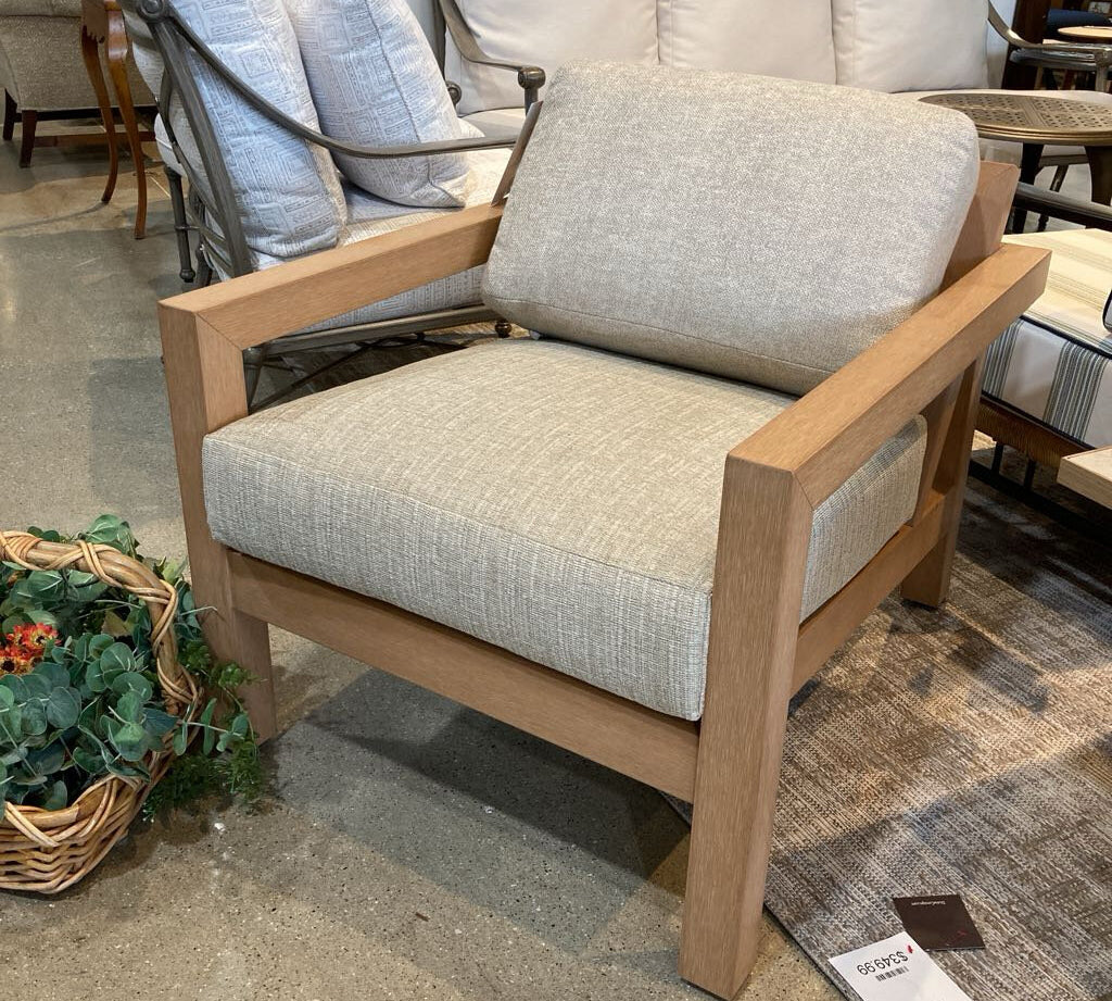 Woodard Sierra NexTeak Spring Lounge Chair OUTDOOR 29w27d36h