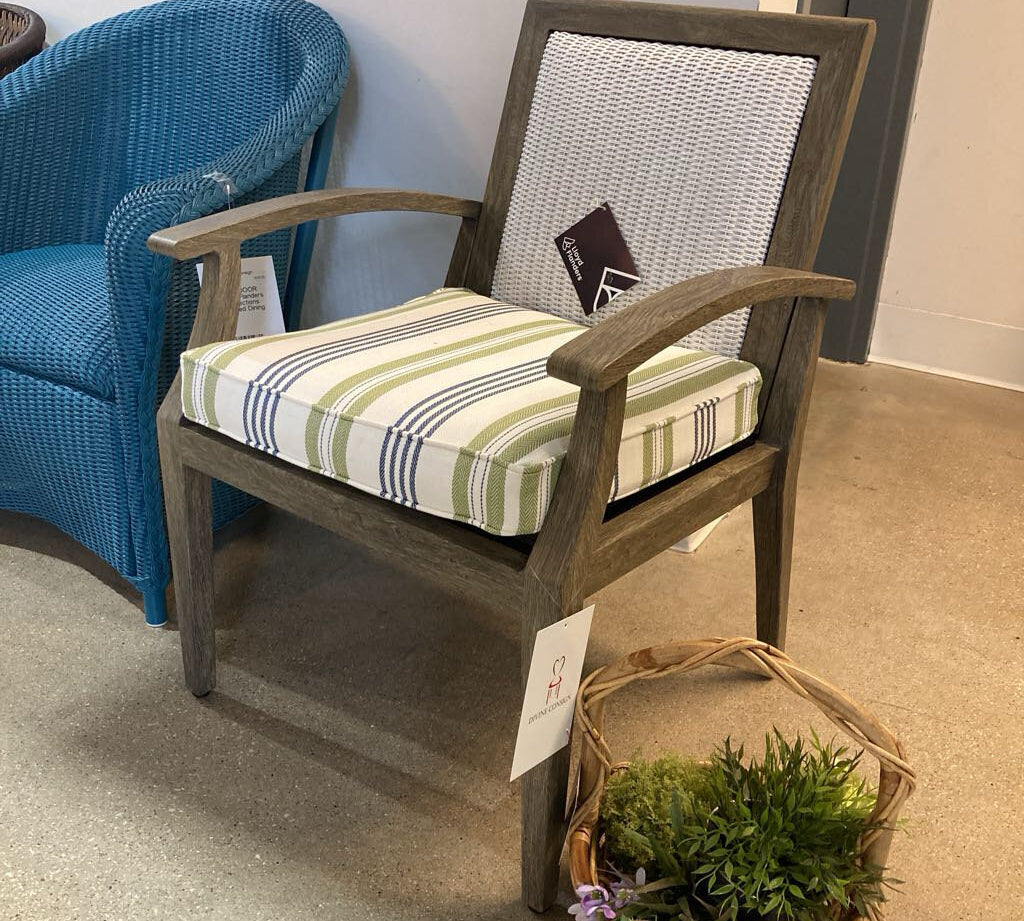 Lloyd Flanders Frontier Dining Armchair OUTDOOR 24.5w24d34h