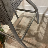 Lloyd Flanders All Seasons Swivel Bar Stool w/ Padded Seat OUTDOOR 27w24.5d42.5h