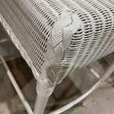 Lloyd Flanders Wicker Barrel Bar Chair OUTDOOR 19.5w24d46h
