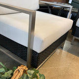 Lloyd Flanders Elements Wicker Lounge Chair OUTDOOR 35w32.5d29h