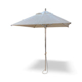 Frankford Greenwich Pulley Lift Aluminum Market Umbrella OUTDOOR White 8.5'
