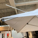 Frankford Greenwich Pulley Lift Aluminum Market Umbrella OUTDOOR White 8.5'