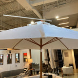 Frankford Monterey Crank Lift Auto Tilt Fiberglass Market Umbrella OUTDOOR 9'