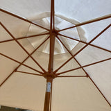 Frankford Monterey Crank Lift Auto Tilt Fiberglass Market Umbrella OUTDOOR 9'