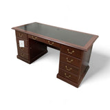 Double Pedestal 6-Drawer Executive Desk DESKS 64w30d30h