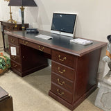 Double Pedestal 6-Drawer Executive Desk DESKS 64w30d30h
