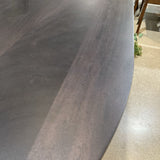 Lulu and Georgia Benedict Oval DINING TABLE Black 86Wx42Dx30H