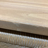 Carved Wood Front 2-Drawer NIGHTSTAND 24w16d21h