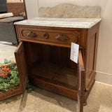 Antique Victorian Commode Wash Stand CABINET 31w16.5d35.5h