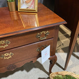 Hickory Chair Queen Anne Mahogany Lowboy DRESSERS/CHESTS 35w20d30h