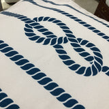 Surya Nautical Cube Pouf OTTOMANS 18w18d18h