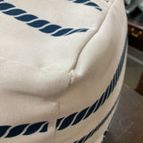 Surya Nautical Cube Pouf OTTOMANS 18w18d18h