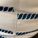 Surya Nautical Cube Pouf OTTOMANS 18w18d18h