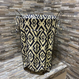 Metal Framed Canvas Insert Clothing Hamper ACCESSORIES 15Wx22H