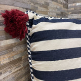 Nautical Style Tassel Corner Oversized Pillow ACCESSORIES 24"