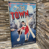 On The Town Show Poster ART WORK 14Wx22H