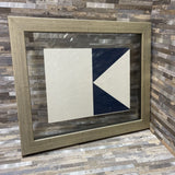 Nautical Flag in Floating Frame ART WORK 18.5Wx15H