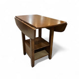 Drop Leaf Table w/ Open Shelving FURNITURE 40w40d36h